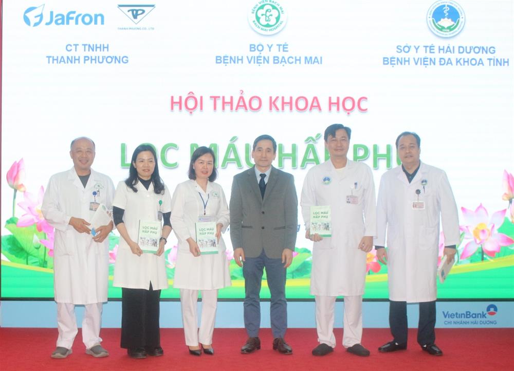 Bệnh viện Đa khoa tỉnh Hải Dương tổ chức Hội thảo khoa học “Lọc máu hấp phụ” năm 2024